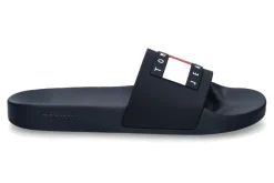 Herren Tommy Hilfiger Tommy Jeans by Herren- Pantolette POOL SLIDE dark night navy