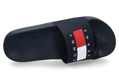 Herren Tommy Hilfiger Tommy Jeans by Herren- Pantolette POOL SLIDE dark night navy