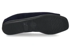 Damen Truman's Peeptoe CAMOSCIO NERO BLU