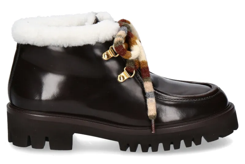 Damen Truman's Schnürboots BRUSH T.M. SHIRLING BIANCO- dunkelbraun