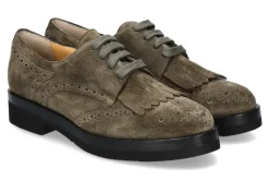 Damen Truman's Schnürschuh 8573 LONDON- lodengrün