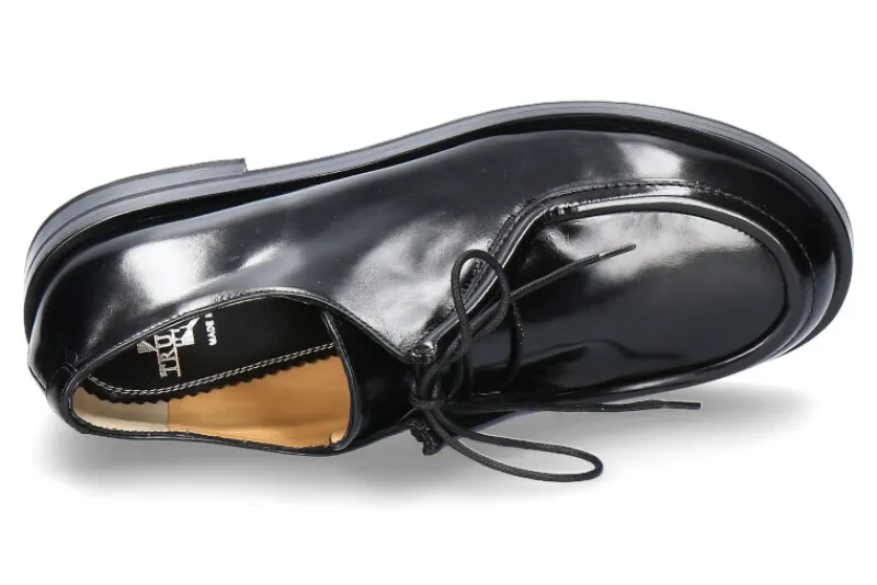 Damen Truman's Schnürschuh Nappa schwarz