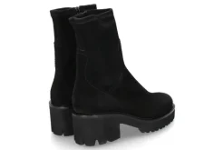 Damen Truman's Stiefelette CAMOSCIO STRETCH- schwarz
