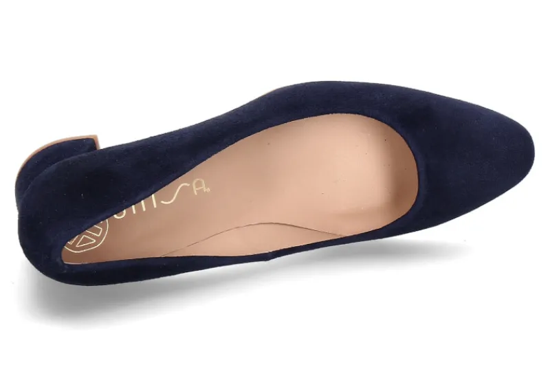 Damen Unisa Pumps LESAT KID SUEDE- ocean blau