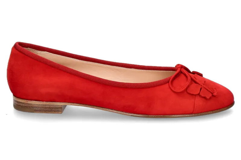 Damen Unützer Ballerina BOLLA CAMOSCIO ROSSO