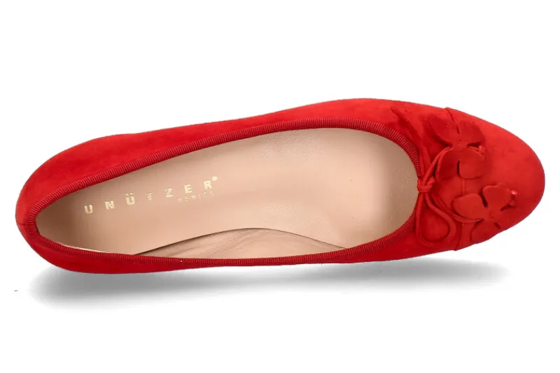 Damen Unützer Ballerina BOLLA CAMOSCIO ROSSO