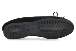 Damen Unützer Ballerina CAMOSCIO NERO NUTRIA