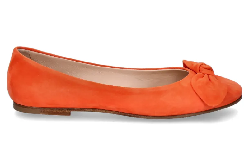Damen Unützer Ballerina CAMOSCIO ARANCIO