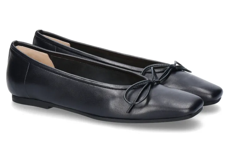 Damen Unützer Ballerina Nappa dunkelblau