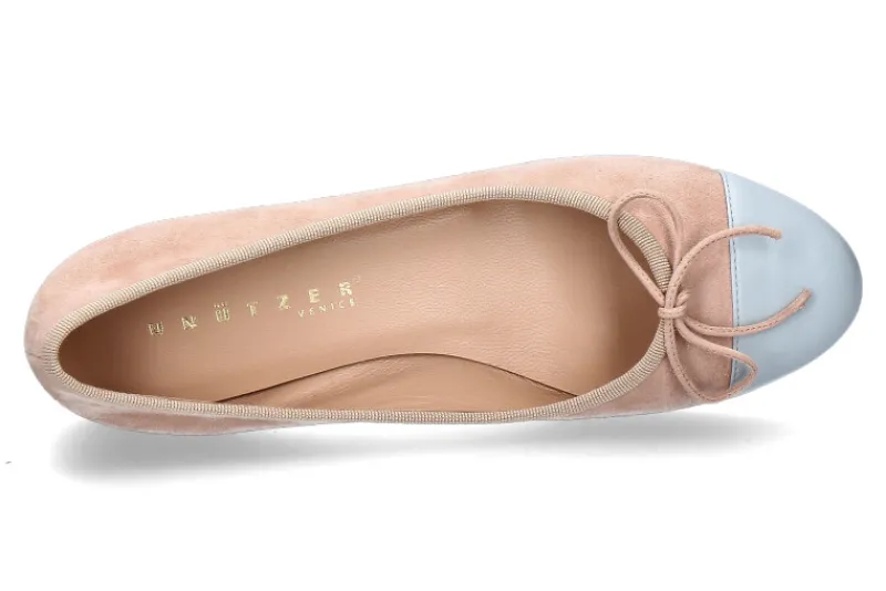 Damen Unützer Ballerina NAPPA ROSEBEIGE AVIO