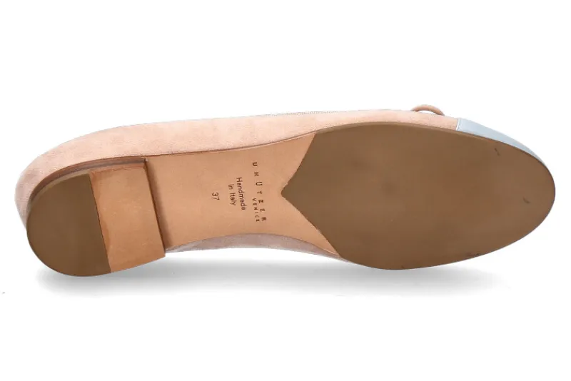 Damen Unützer Ballerina NAPPA ROSEBEIGE AVIO