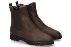 Damen Unützer Bootie gefüttert BRUSHED EUREK- chocolate/ braun