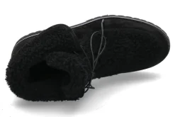 Damen Unützer Bootie VELOUR/ 10 schwarz