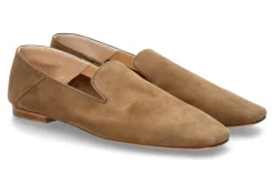 Damen Unützer Loafer CAMOSCIO- taupe