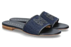 Damen Unützer Pantolette DENIM 63- navy