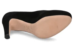 Damen Unützer Plateaupumps CAMOSCIO NERO- schwarz