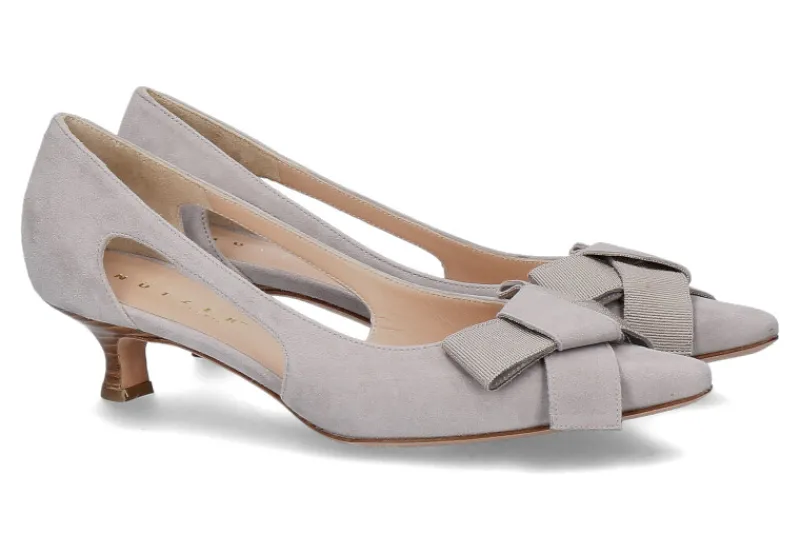 Damen Unützer Pumps CALZATURE DONNA CAMOSCIO GRIGIO CHIARO (39½)