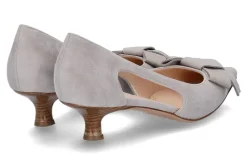 Damen Unützer Pumps CALZATURE DONNA CAMOSCIO GRIGIO CHIARO (39½)