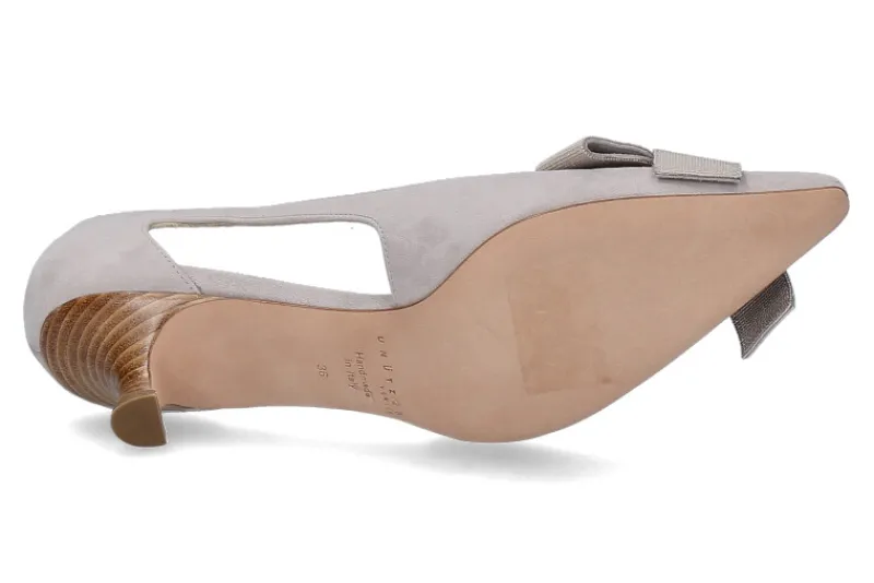 Damen Unützer Pumps CALZATURE DONNA CAMOSCIO GRIGIO CHIARO (39½)