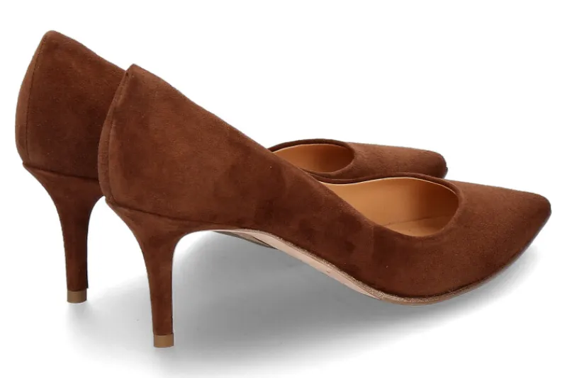 Damen Unützer Pumps CAMOSCIO COGNAC 7169