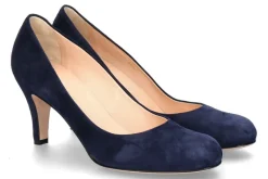 Damen Unützer Pumps CAMOSCIO VELUKID BLU (38½)