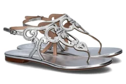 Damen Unützer Sandale DELUXE ARGENTO (42)