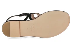 Damen Unützer Sandale VELOURS NERO (36½)