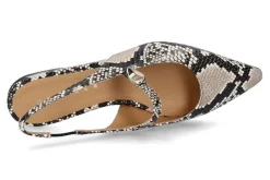 Damen Unützer Slingbacks PITONE STAMPATO- 130 roccia