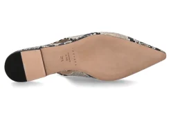 Damen Unützer Slingbacks PITONE STAMPATO- 130 roccia