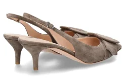 Damen Unützer Slingpumps CAMOSCIO 87 TAUPE