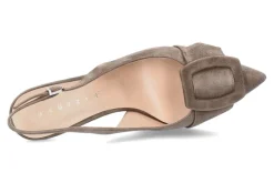 Damen Unützer Slingpumps CAMOSCIO 87 TAUPE
