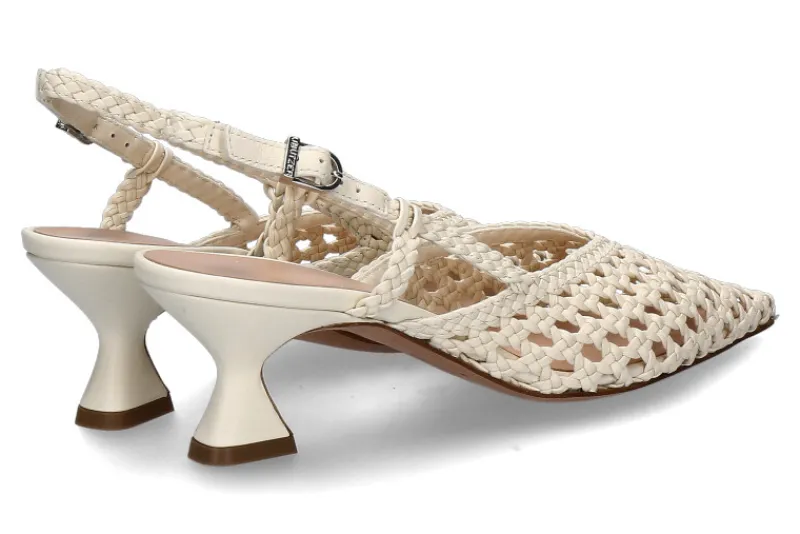 Damen Unützer Slingpumps NAPPA CHALK