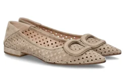 Damen Unützer Slipper CAMOSCIO 68 SABBIA