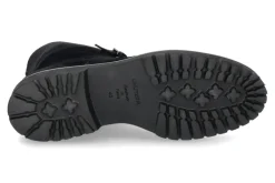 Damen Unützer Stiefelette gefüttert CAMOSCIO NERO