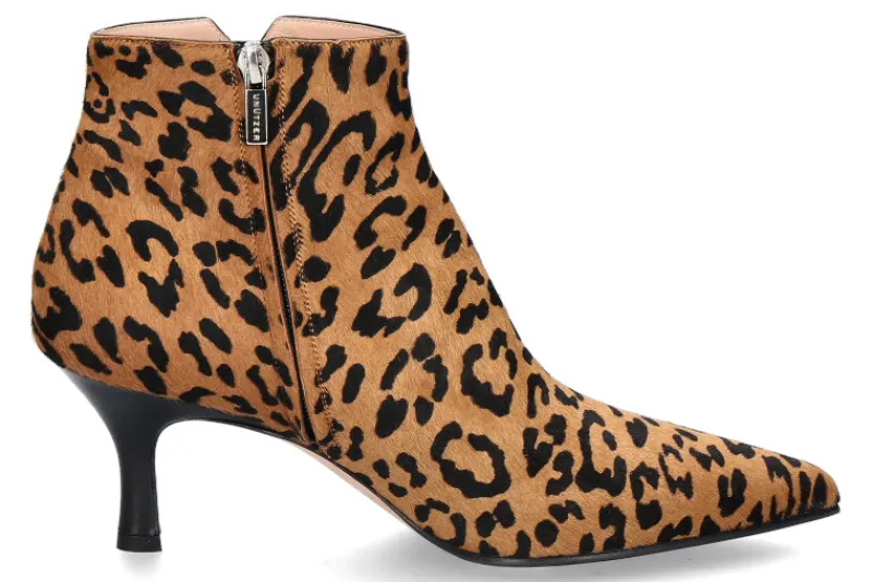 Damen Unützer Stiefelette PONY AFRICA NAPPA NERA (37½)