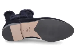 Damen Unützer Stiefelette warmgefüttert CAMOSCIO NAVY AGNELLO NAVY