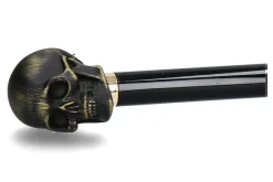 Damen Utile4 Schuhanzieher SKULL MATT BLACK GOLD
