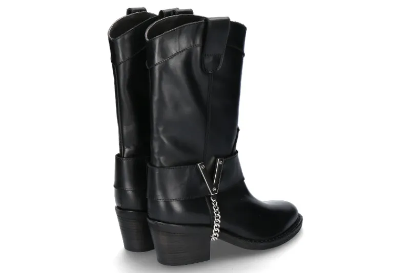 Damen Via Roma 15 Cowboy Boots 4005 VENICE- schwarz