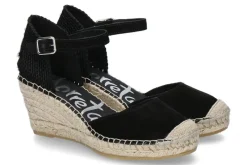 Damen Vidorreta Keilsandale  SERRAJE NEGRO CLAVEL NATURAL