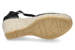 Damen Vidorreta Keilsandale SERRAJE NEGRO CLAVEL NATURAL