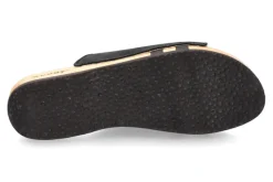 Damen woody Holzpantolette ANJA NAPPA NERO